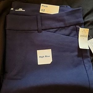 Old Navy size 12, high rise, Pixie pants